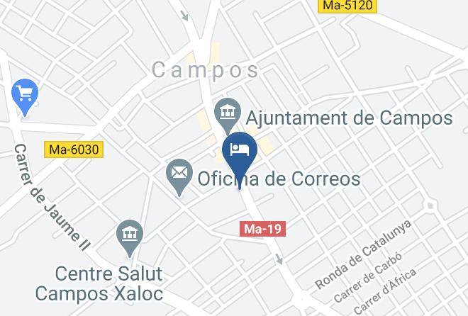 Baleares - Logis Hotel Segles Maps