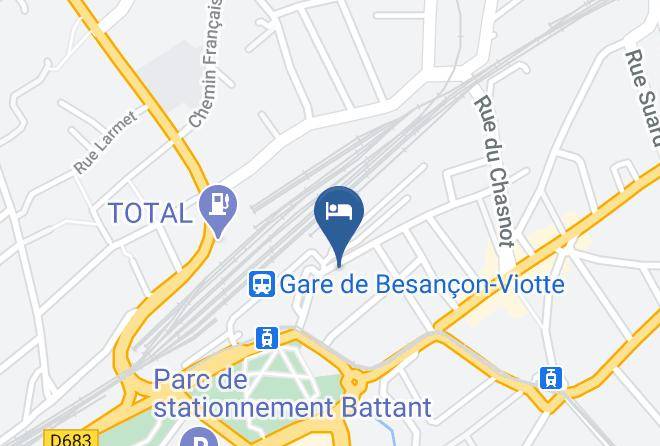 Doubs - Logis Hotel Victor Hugo Maps