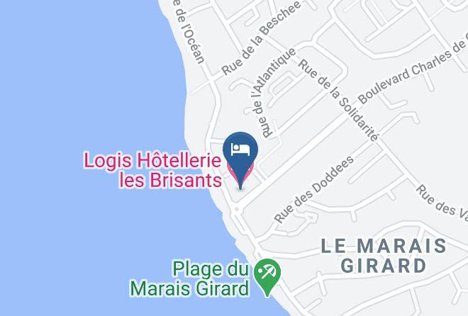 Vendee - Logis Hotellerie Les Brisants Maps