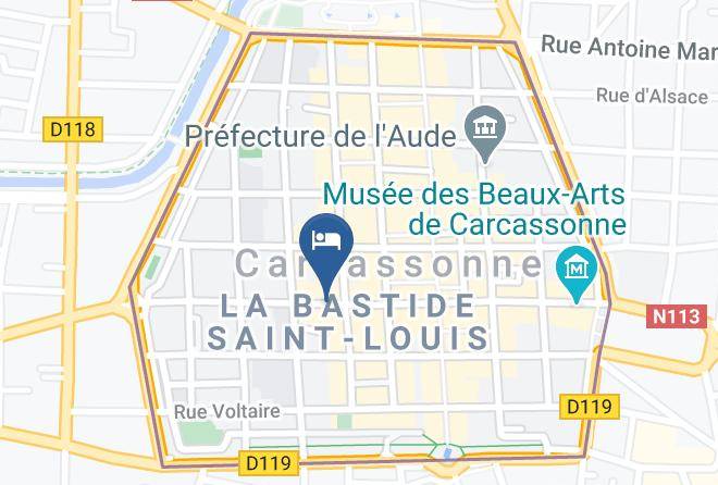 Aude - Logis L'estelvin Chambres D'hotes Maps