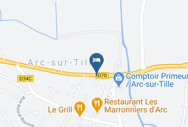 Cote D Or - Logis L'hotel D'arc Maps
