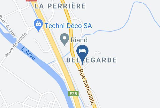 Haute Savoie - Logis Le Relais Du Mont Blanc Maps