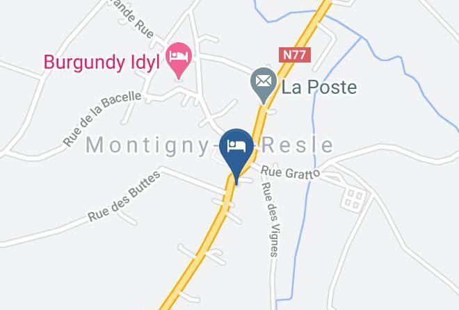 Yonne - Logis Hotel Restaurant Gastronomique Le Soleil D'or Maps