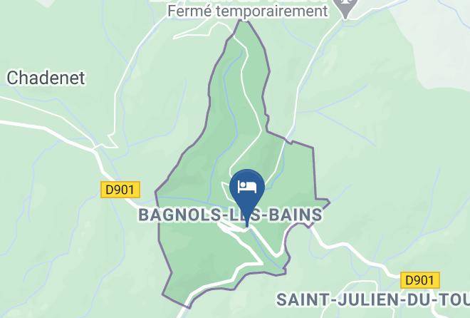 Lozere - Logis Les Chemins Francis Modern Hotel Maps