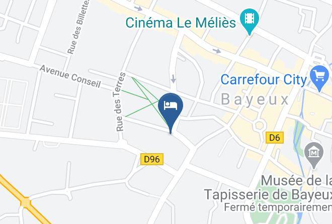 Calvados - Logis Les Remparts Maps