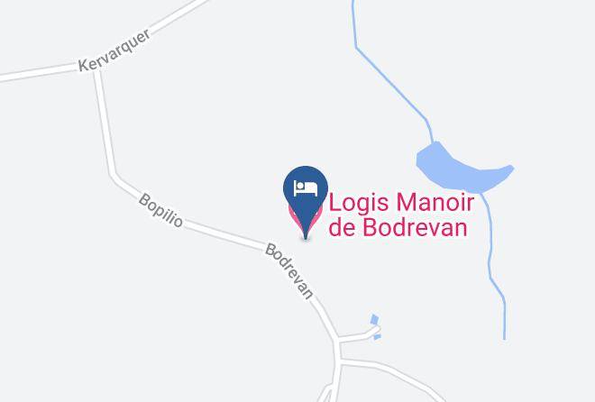 Morbihan - Logis Manoir De Bodrevan Maps