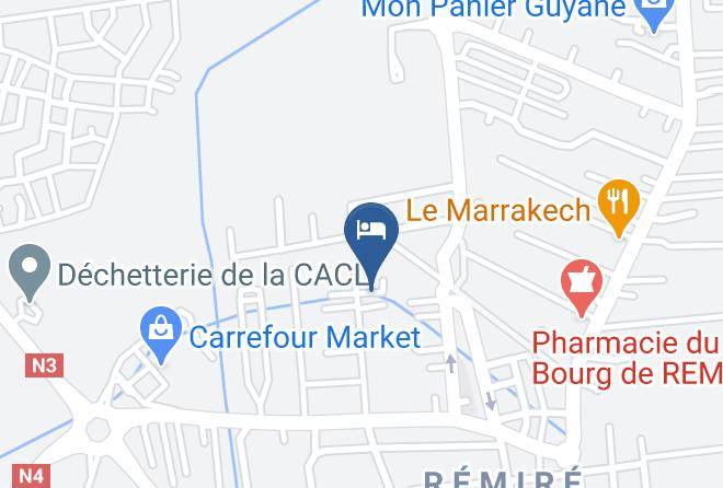 Remire Montjoly - Logis Motel Beauregard Cric Crac Maps