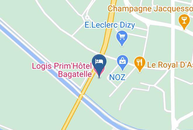 Marne - Logis Prim'hotel Bagatelle Maps