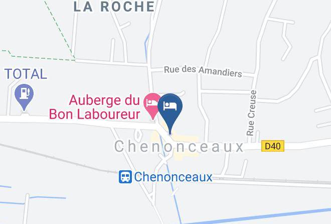 Indre Et Loire - Logis Relais Chenonceaux Maps