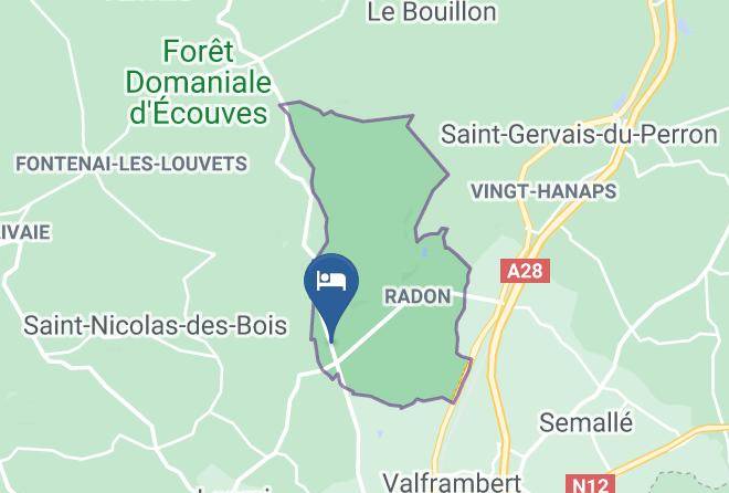 Orne - Logis Relais D'ecouves Maps