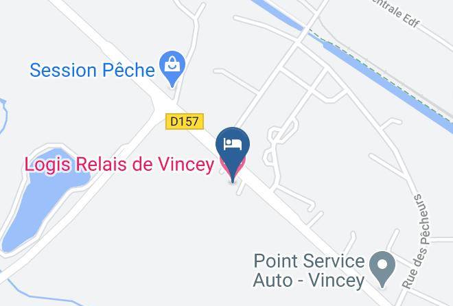 Vosges - Logis Relais De Vincey Maps