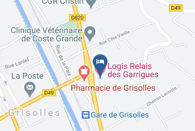 Tarn Et Garonne - Logis Relais Des Garrigues Maps
