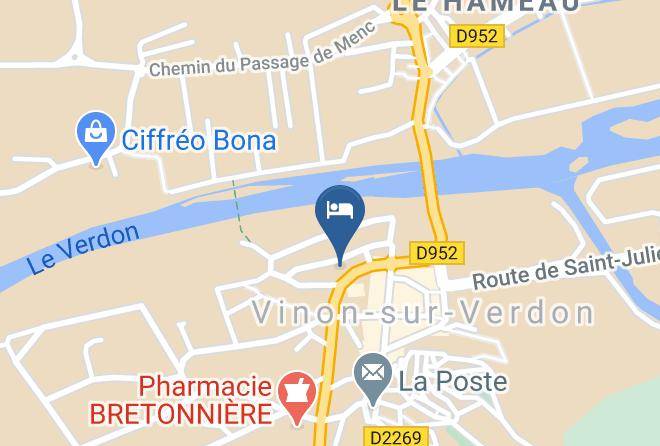 Var - Logis Relais Des Gorges Maps