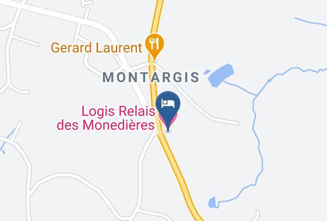 Correze - Logis Relais Des Monedieres Maps