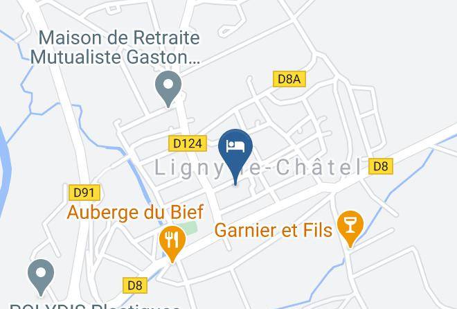 Yonne - Logis Relais Saint Vincent Maps