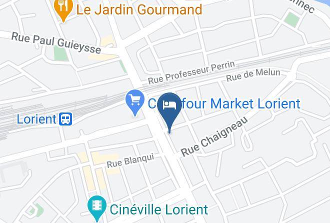 Morbihan - Logis Rex Hotel Maps