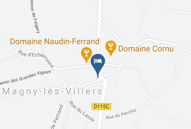 Cote D Or - Logis Saint Martin Maps
