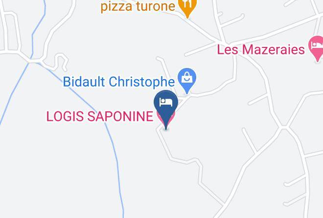 Indre Et Loire - Logis Saponine Maps