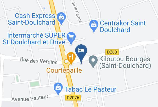Cher - Hotel Logitel Bourges Maps