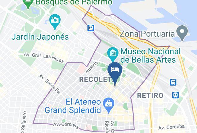 Buenos Aires - Loi Suites Recoleta Hotel Maps
