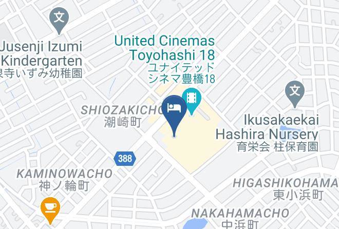 Toyohashi City - Loisir Hotel Toyohashi Maps
