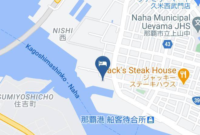 Naha City - Loisir Spa Tower Naha Maps