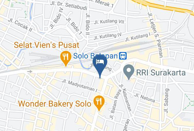 Surakarta - Loji Hotel Maps