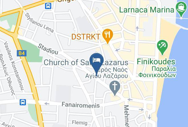 Larnaca - Lokal Hotel Maps