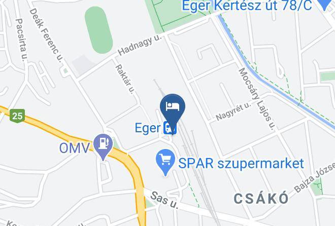 Eger - Lokomotiv Motel Maps