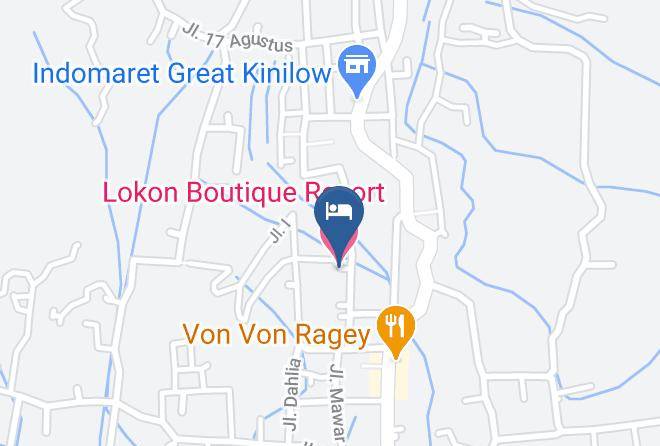 Minahasa Regency - Lokon Boutique Resort Maps