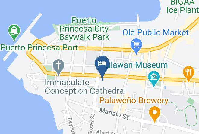 Palawan - Lola Itang Pension Maps