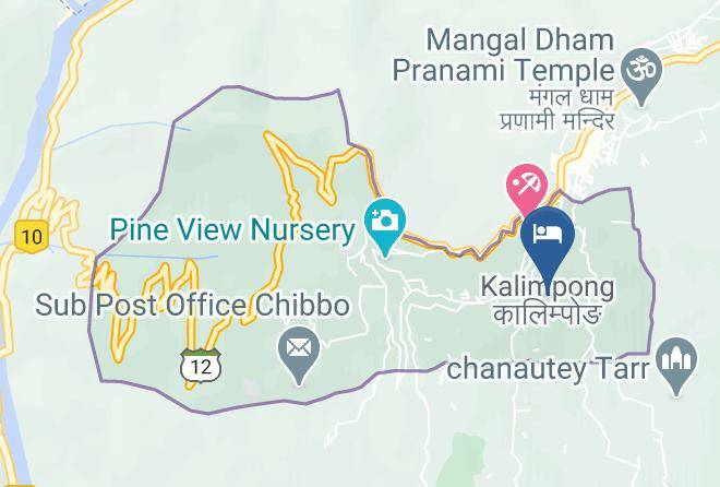 Kalimpang - Loleygaon Homestay Maps