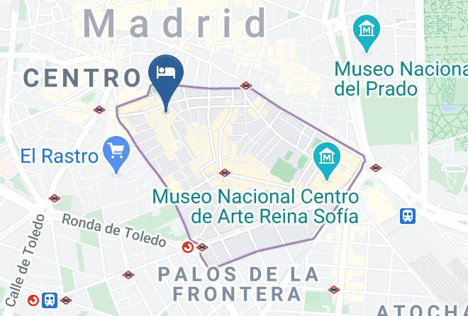 Madrid - Lollipop Flats City Centre Suite Maps