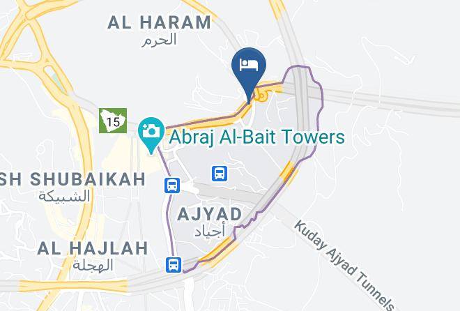 Mecca - Loloat Al Azhar Hotel Maps