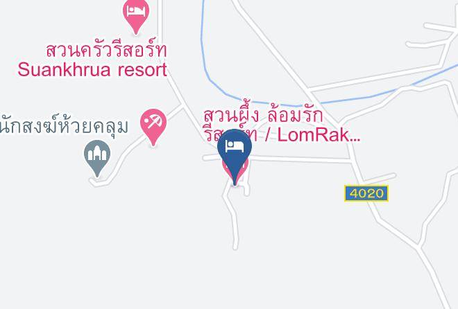 Amphoe Suan Phueng - Lom Rak Resort Maps