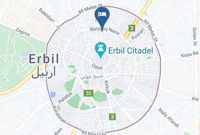 Erbil - Lomana Hotel Maps