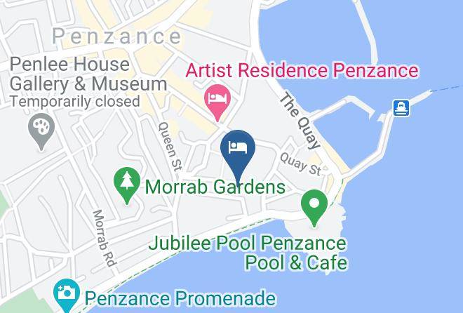 Cornwall - Lombard House Hotel Maps