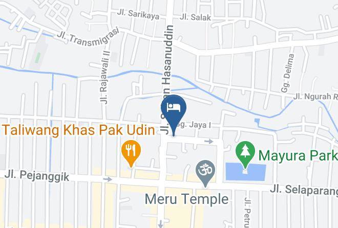 Kota Mataram - Lombok Mayura Hotel Maps