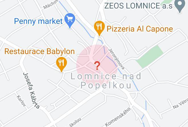 Lomnice Nad Popelkou Map