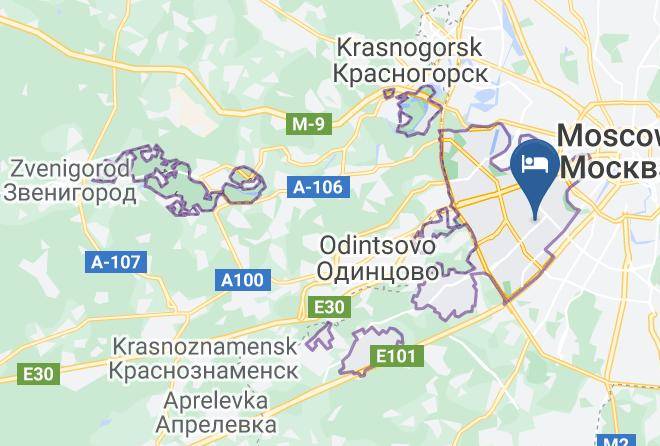 Moscow - Lomonosov Hotel Maps