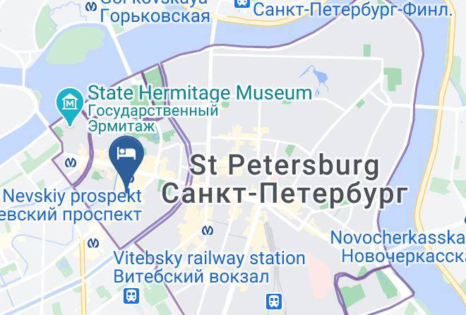 Saint Petersburg - Lomonosov Hotel Maps
