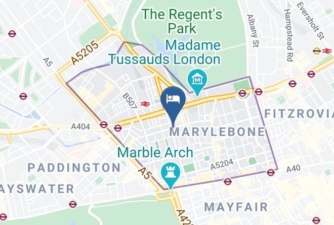 London - London Continental Hotel Maps