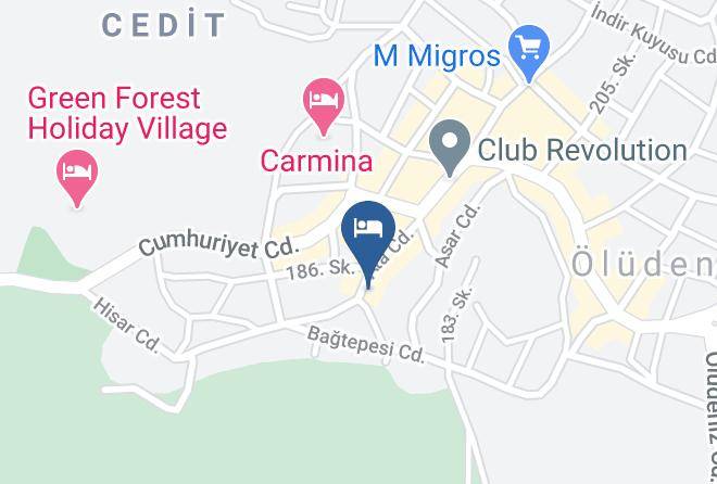 Fethiye - London Hotel Fethiye Maps