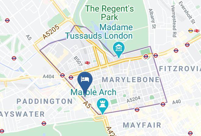 London - London Marriott Hotel Marble Arch Maps