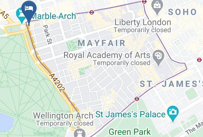 London - London Marriott Hotel Park Lane Maps