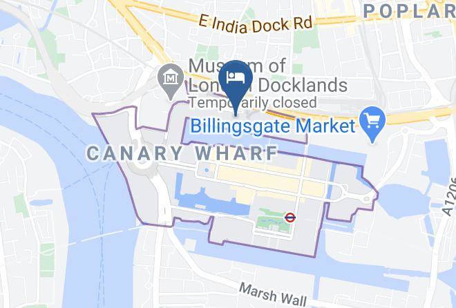 London - Marriott Executive Apartments London Canary Wharf Maps