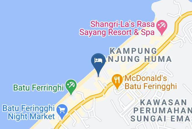 Batu Ferringhi - Lone Pine Hotel Maps
