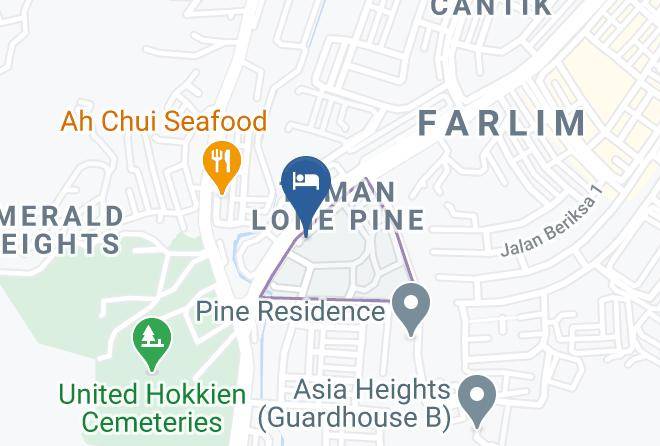 Paya Terubong - Lone Pine Resort Maps
