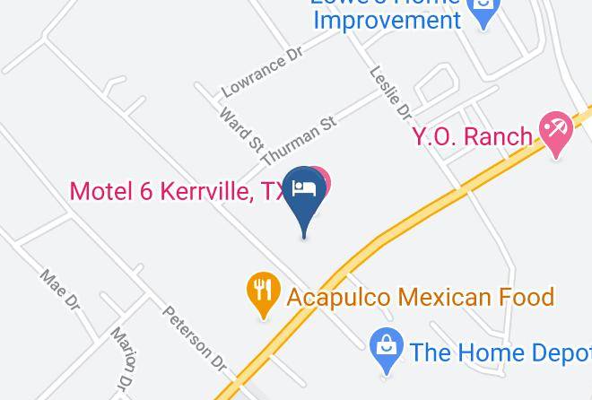 Lone Star Inn Kerrville Fredericksburg Map