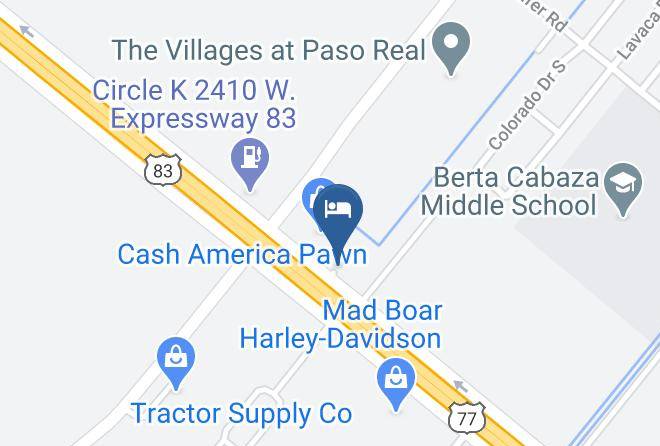 Cameron - Lone Star Inn San Benito Harlingen Maps